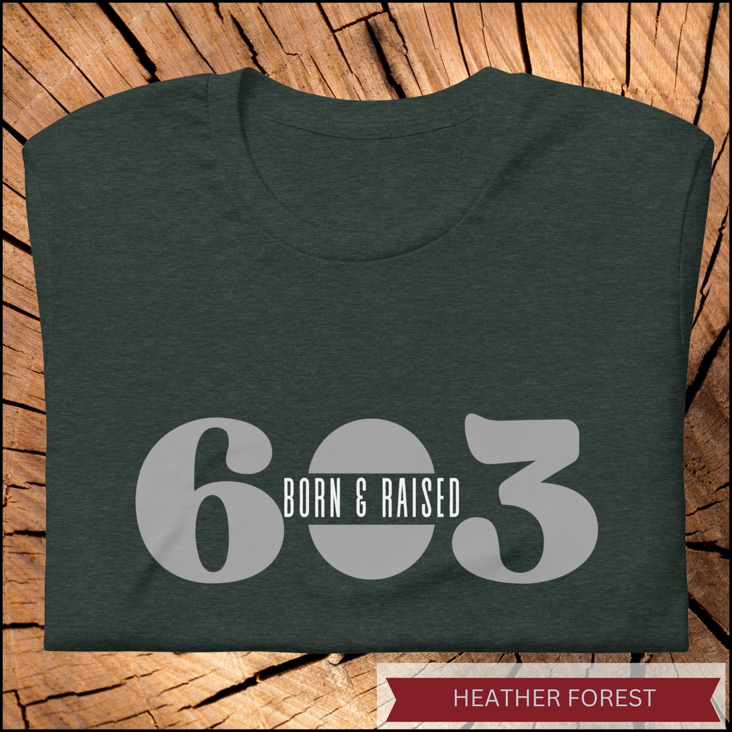 603 Born & Raised Gray Unisex t-shirt