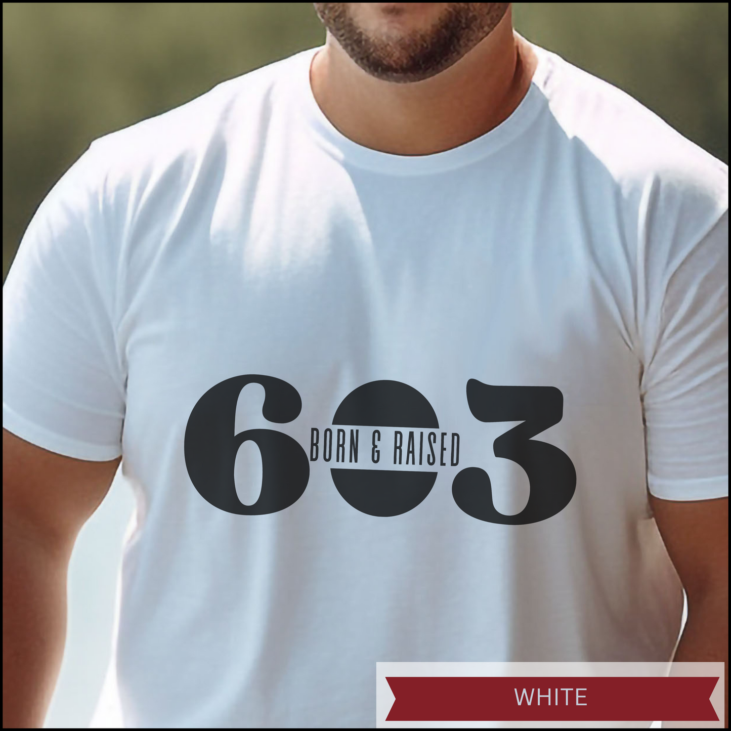 603 Born & Raised Black Unisex t-shirt