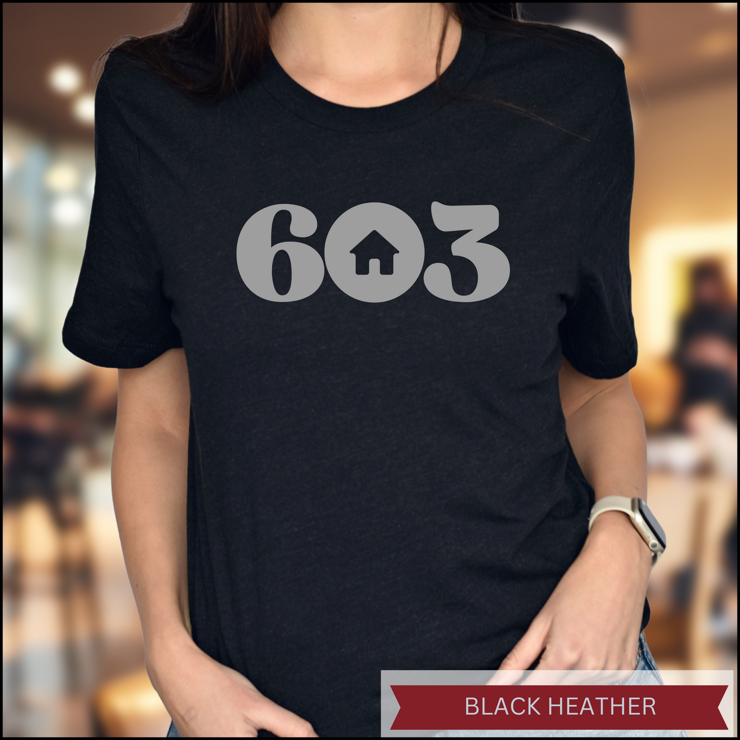 603 Home Gray Unisex t-shirt