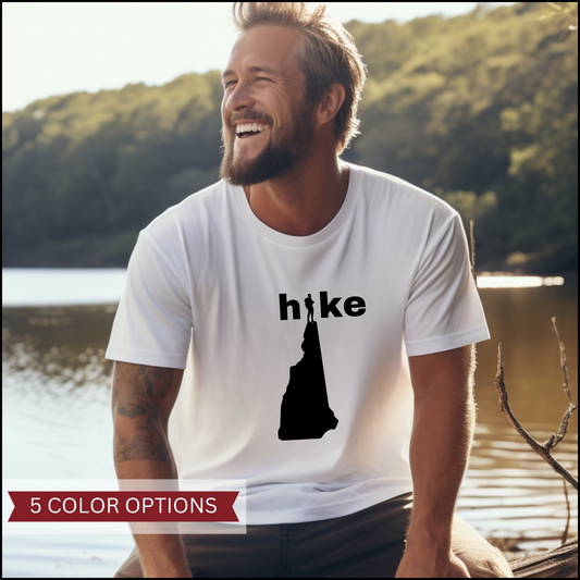 Male Hiker Hike NH Unisex t-shirt