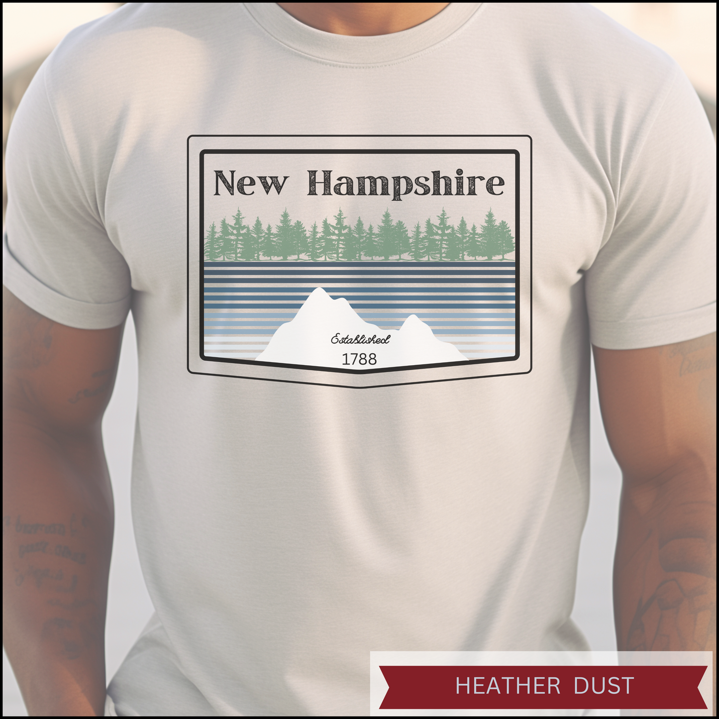 NH Established 1788 Unisex t-shirt