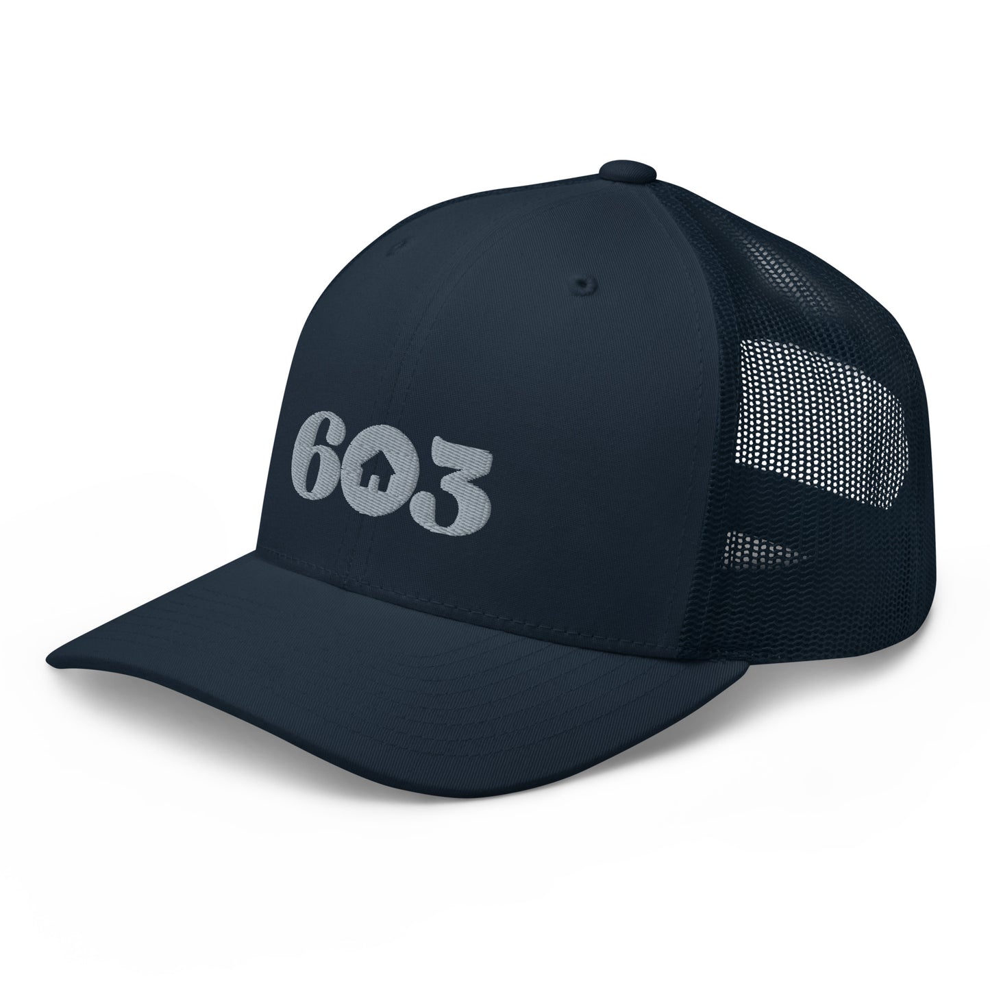 Embroidered 603 Home Trucker Cap