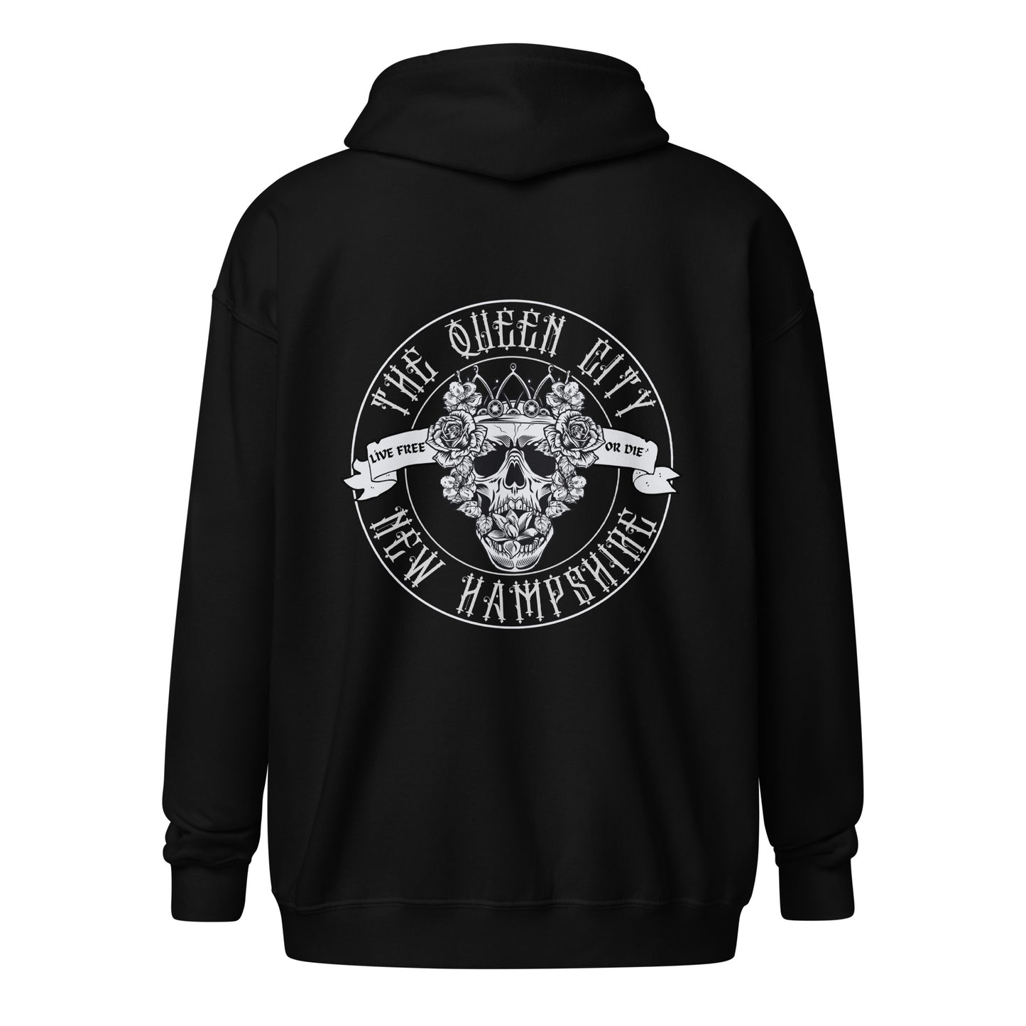 Skull Queen City Unisex heavy blend zip hoodie