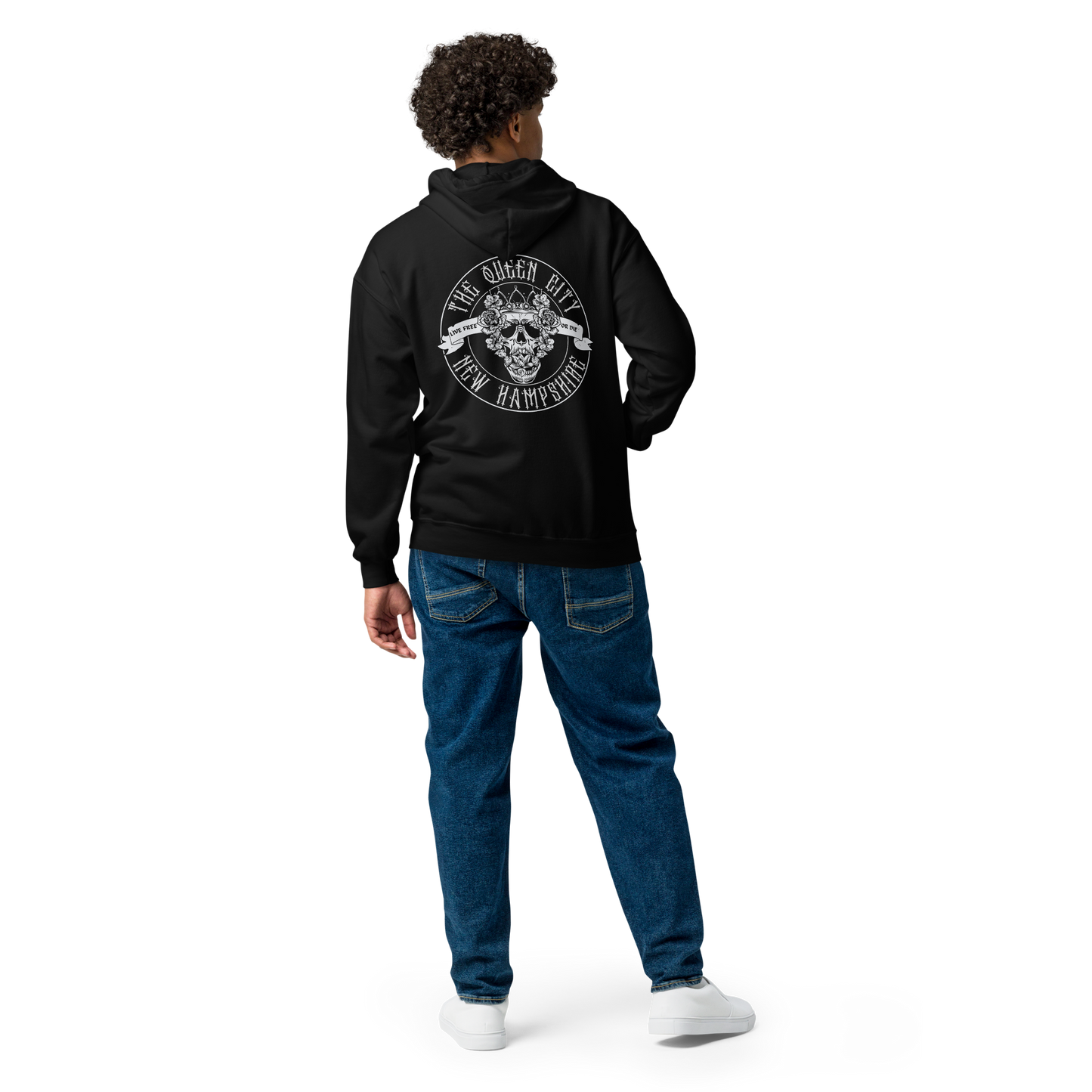 Skull Queen City Unisex heavy blend zip hoodie