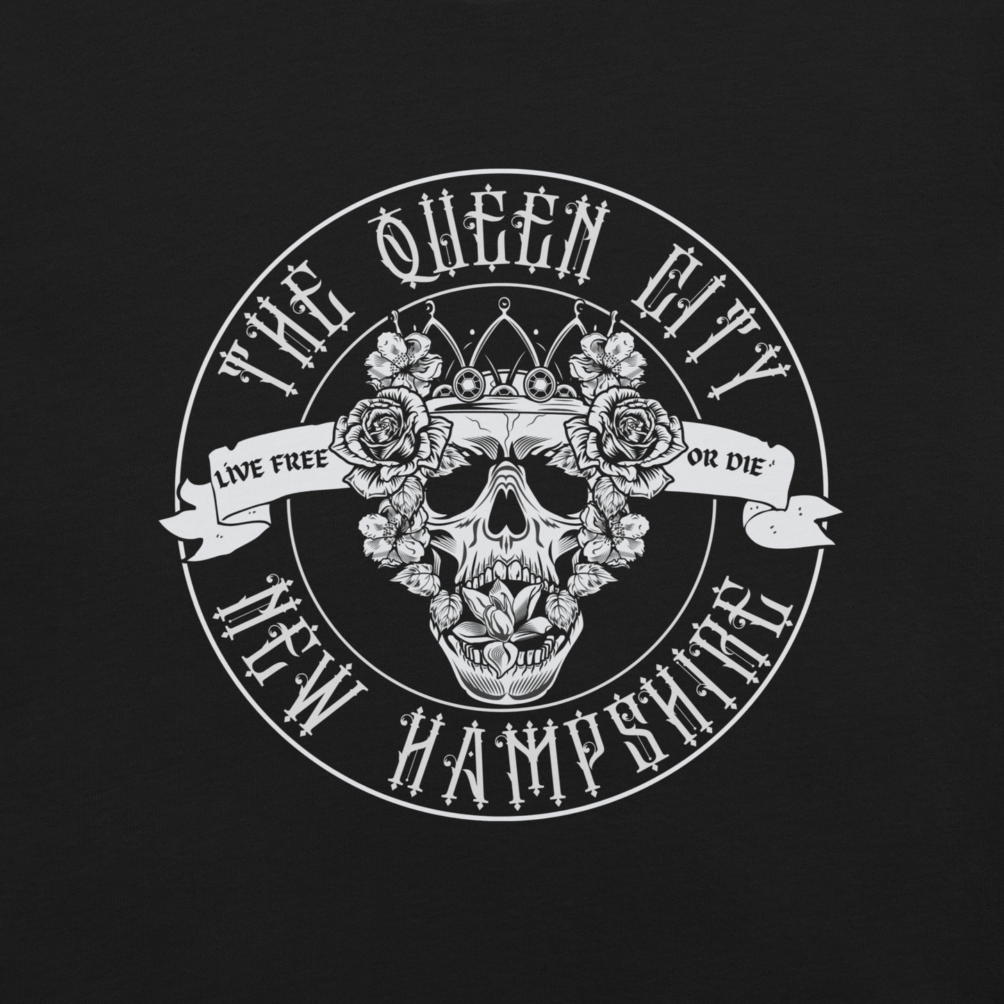 Skull Queen City NH Tee