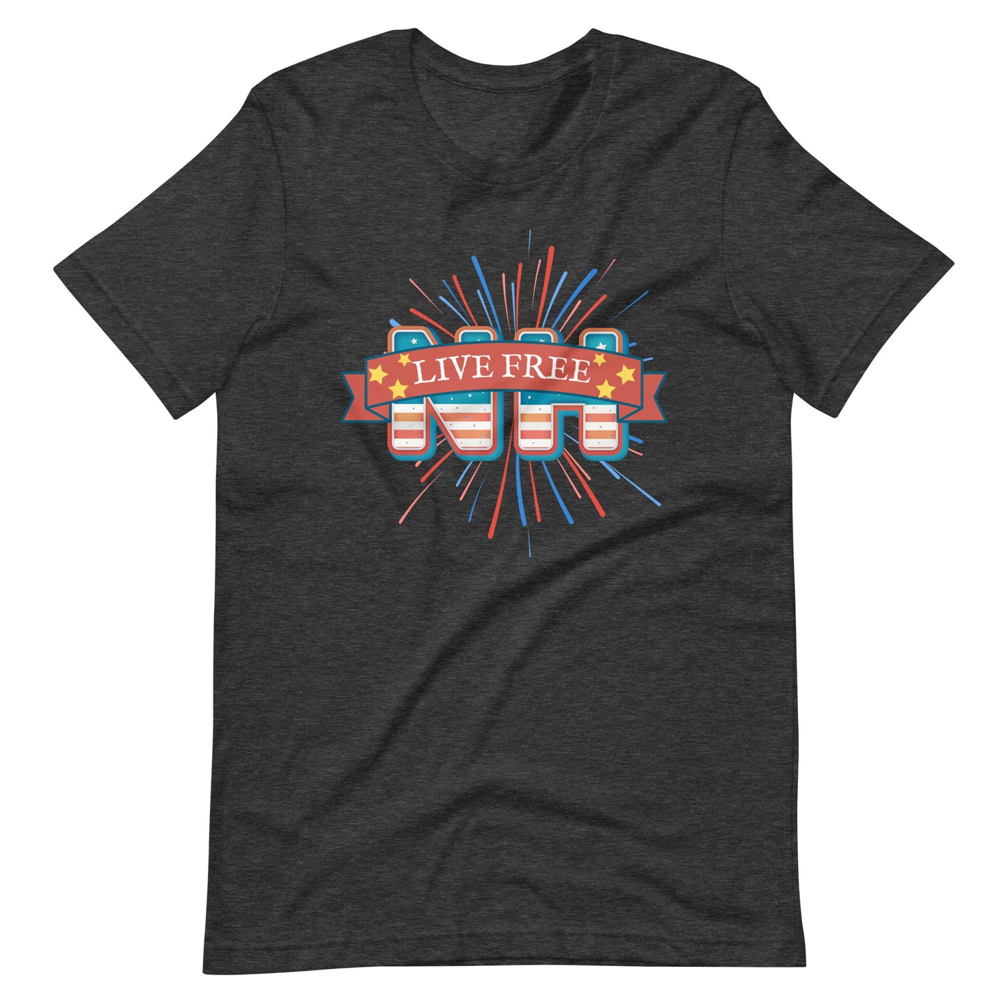 NH Live Free Firework Unisex t-shirt