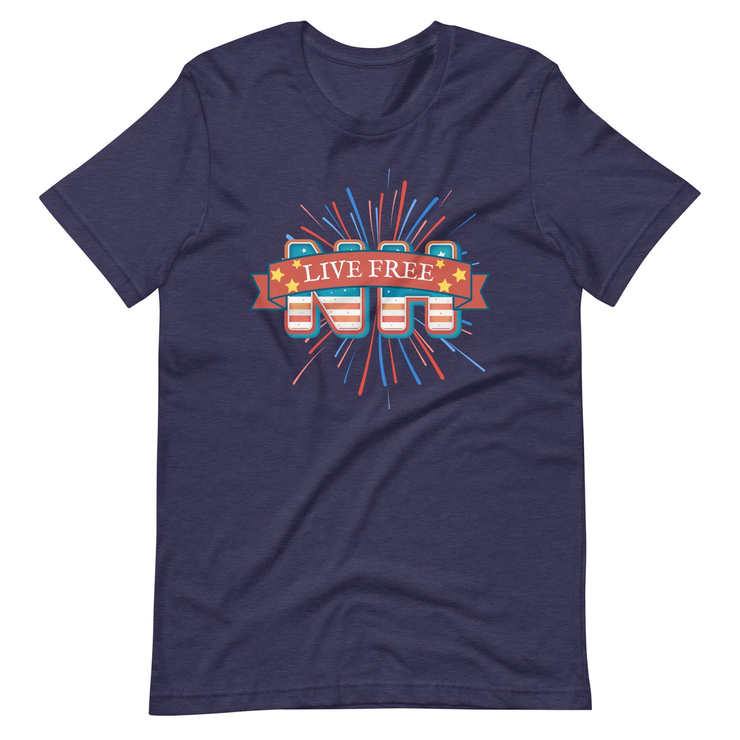 NH Live Free Firework Unisex t-shirt